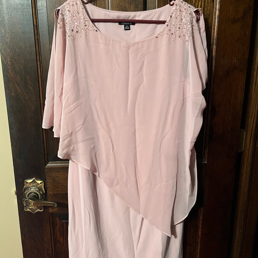 Faded rose short dress size 12.